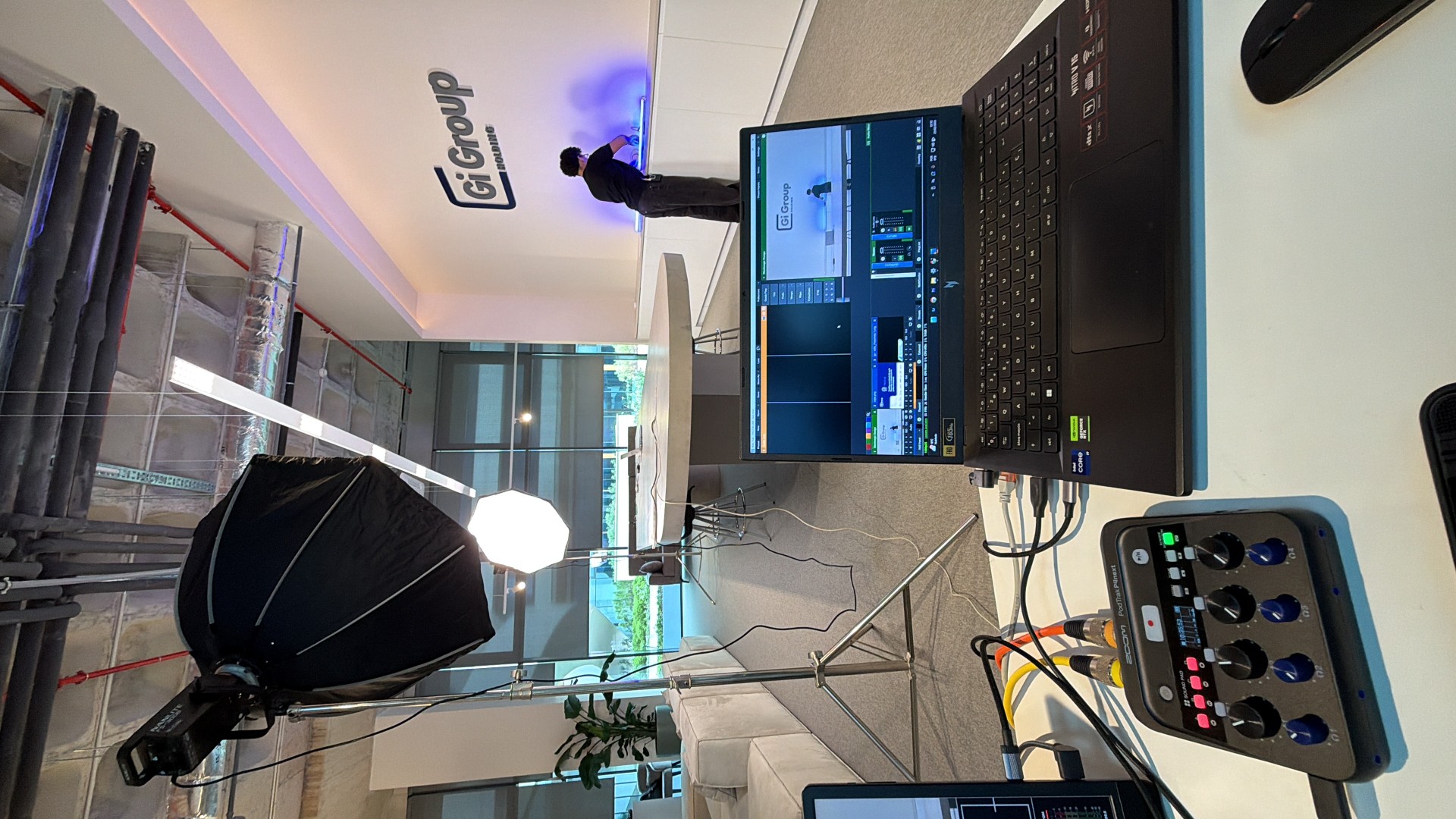 Streaming profissional de evento